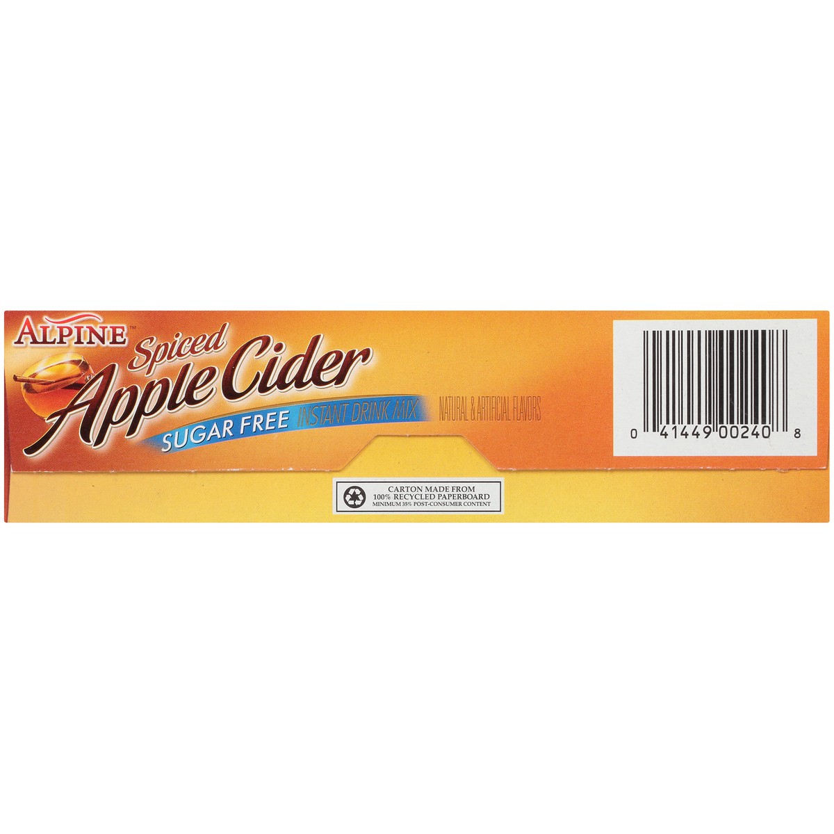 slide 9 of 15, Alpine Apple Flavor Drink Mix Sugar-Free Spiced Cider, 7.4 oz