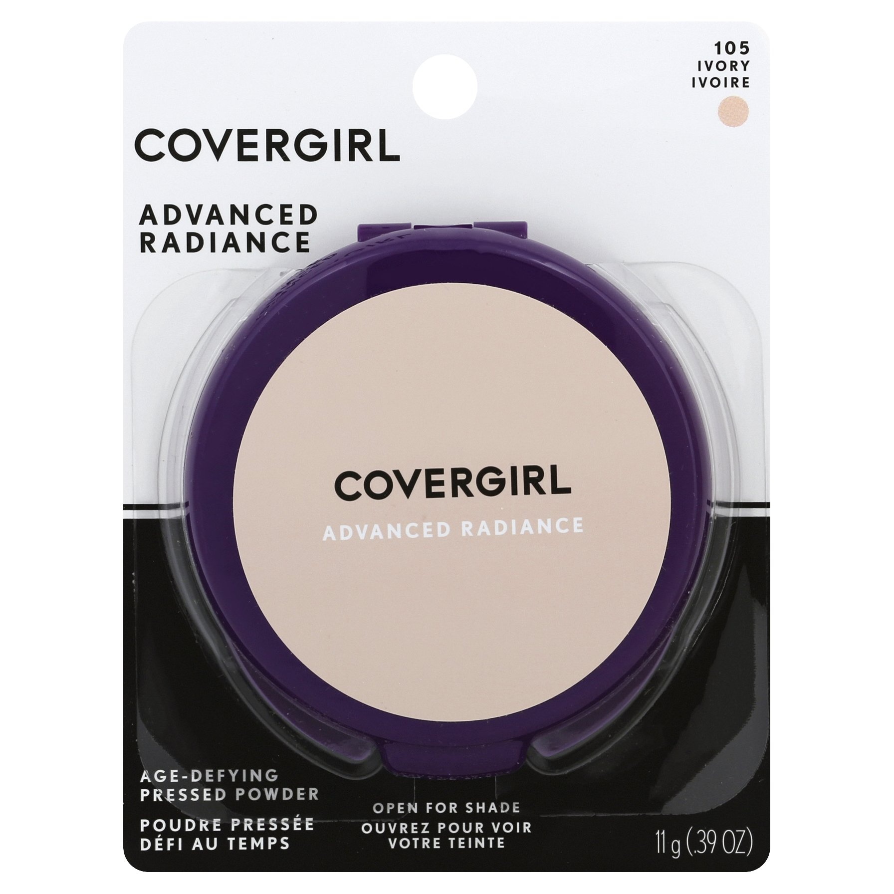 slide 1 of 2, Covergirl Advanced Radiance Powder 105 Ivory, 1 ct