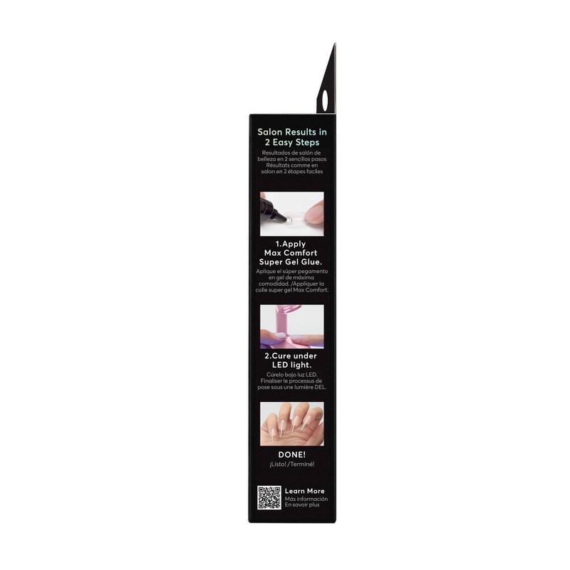 slide 6 of 7, Dashing Diva Gel Xtend Design LED-Cured Glue-On Nails - Graceful Girl - 30ct, 30 ct