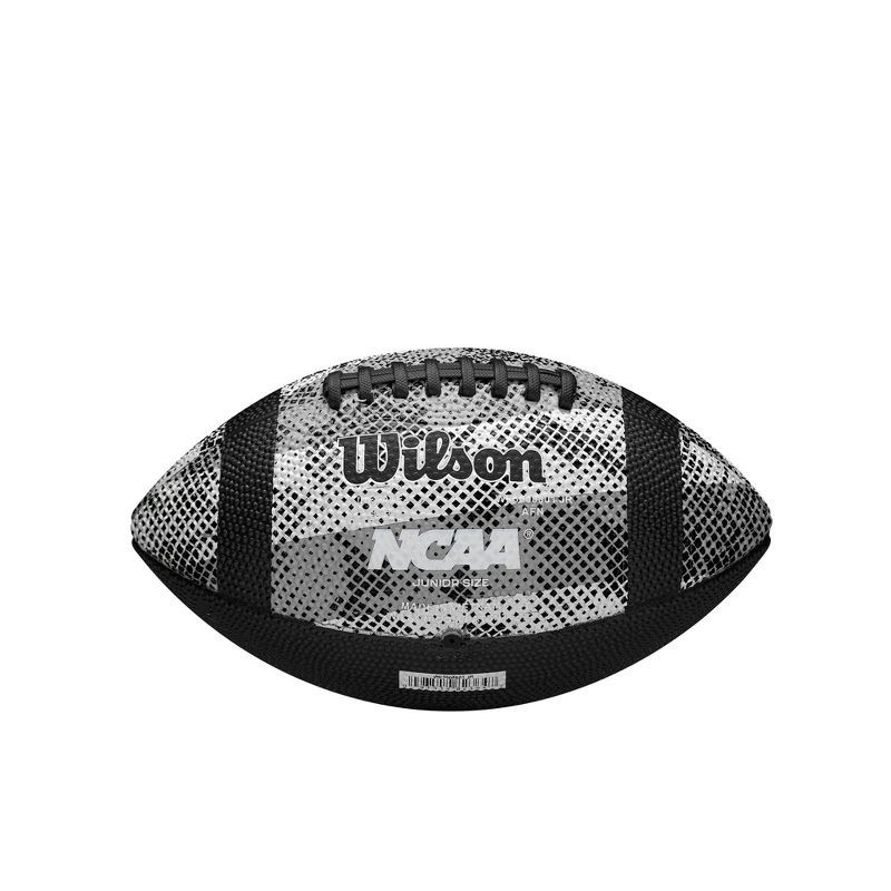 slide 2 of 7, Wilson NCAA Statement Jr Football - Black/Gray, 1 ct