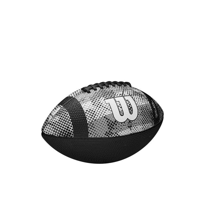 slide 4 of 7, Wilson NCAA Statement Jr Football - Black/Gray, 1 ct