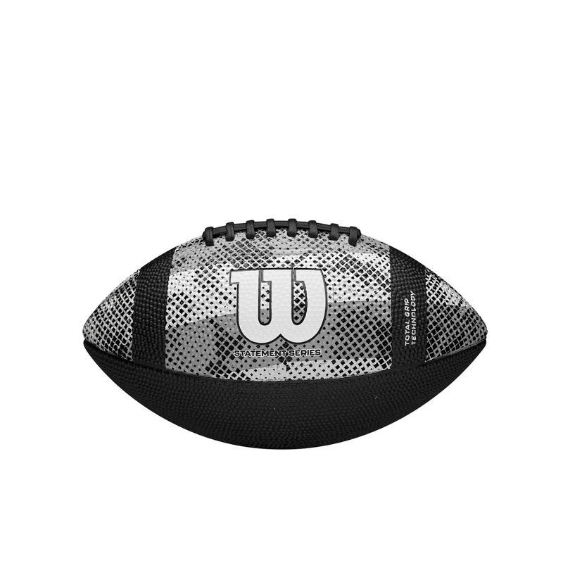 slide 5 of 7, Wilson NCAA Statement Jr Football - Black/Gray, 1 ct