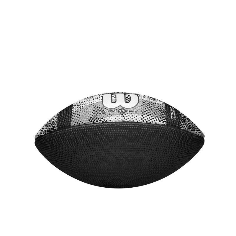 slide 7 of 7, Wilson NCAA Statement Jr Football - Black/Gray, 1 ct
