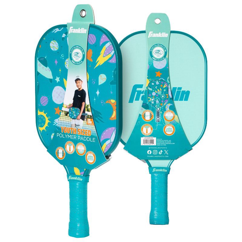 slide 2 of 7, Franklin Sports Youth Paddle - Space Graphic: Fiberglass Pickleball Racquet, 1 ct