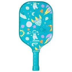 Franklin Sports Youth Paddle - Space Graphic: Fiberglass Pickleball Racquet