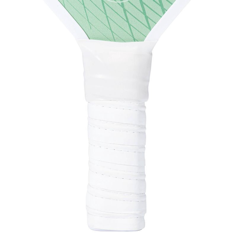 slide 5 of 7, Franklin Sports 2 Player Journey Traditional Pickleball Paddle Set in Mesh Bag - Green/Beige, 1 ct