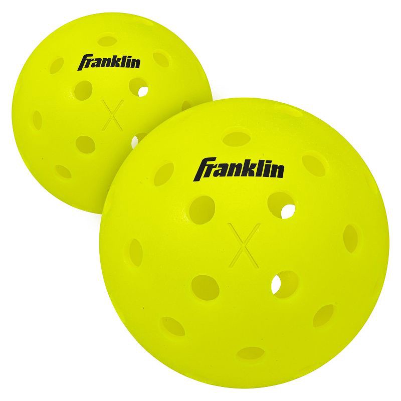 slide 7 of 7, Franklin Sports 2 Player Journey Traditional Pickleball Paddle Set in Mesh Bag - Green/Beige, 1 ct