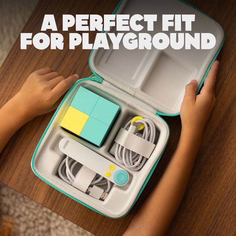 slide 3 of 15, Nex Playground Travel Case: Dedicated Video Console Accessories, Heathered Gray, 1 ct