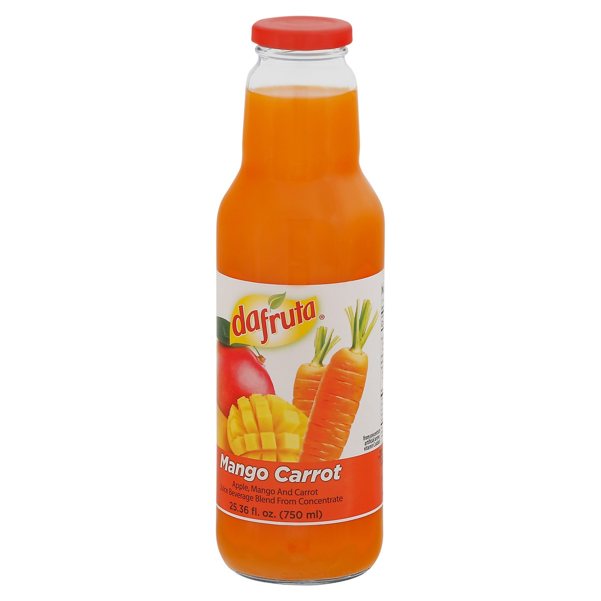 slide 2 of 9, Dafruta Mango Carrot Juice Beverage - 25.36 fl oz, 25.36 fl oz