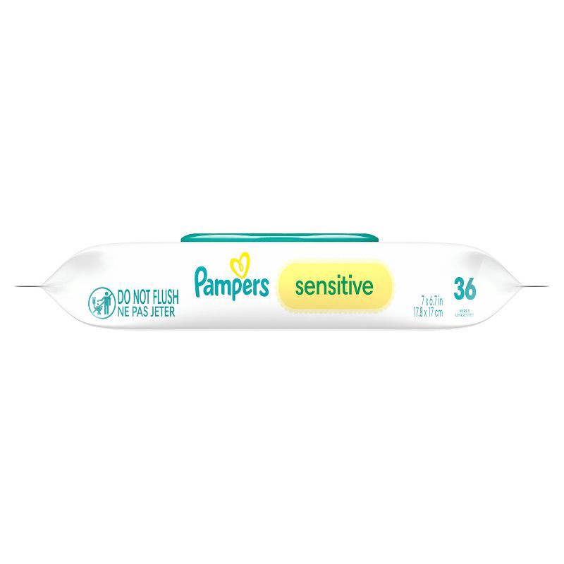 slide 10 of 11, Pampers Sensitive Baby Wipes - 36ct, 36 ct