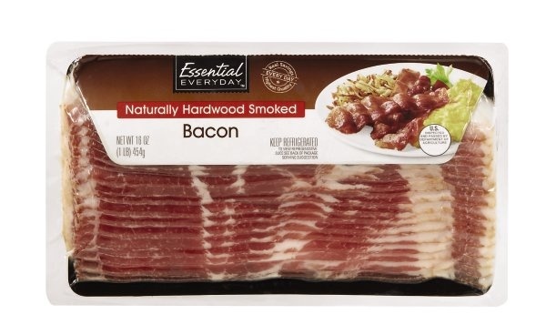 slide 1 of 1, Essential Everyday Essevrydy Ee Bacon Hardwood Smoked, 16 oz