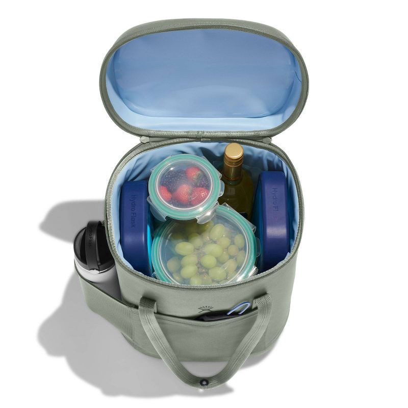 slide 3 of 4, Hydro Flask 20 Liter Carry Out Soft Cooler Pack - Agave: Zip Closure, Adjustable Straps, 20 liter