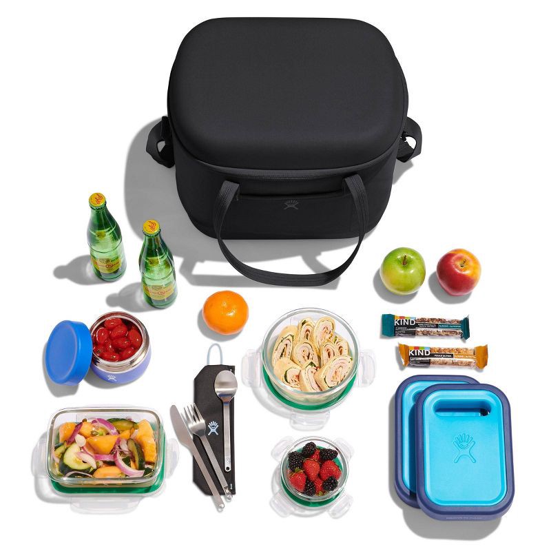 slide 3 of 4, Hydro Flask 21.1qt Carry Out Soft Cooler - Black: Zip Closure, Adjustable Straps, 21.1 qt