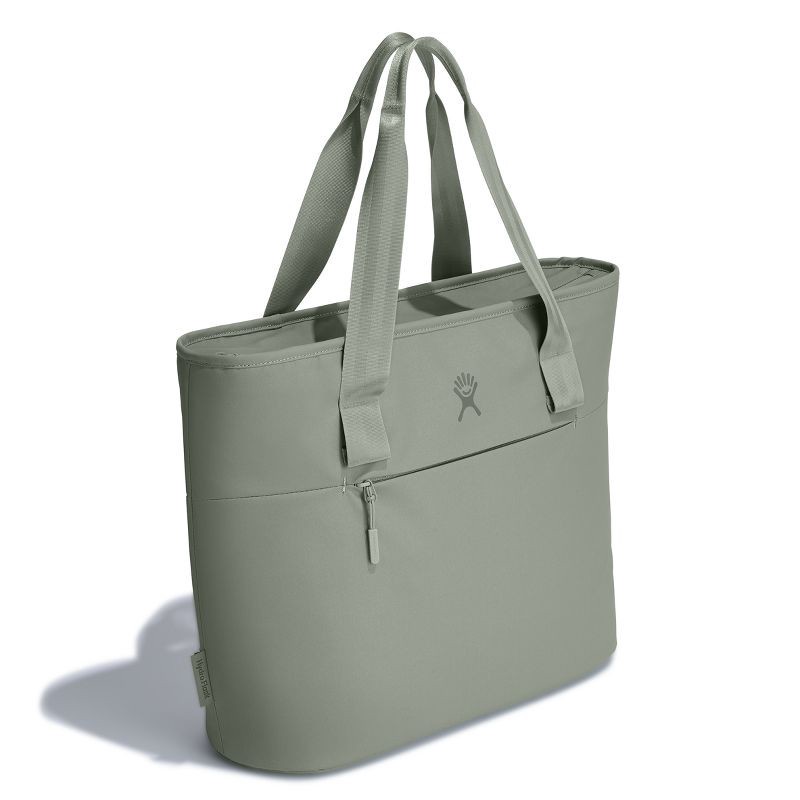 slide 2 of 5, Hydro Flask 20 Liter Insulated Tote - Agave: Polyester Zip Cooler, Outside Pocket, 20 liter