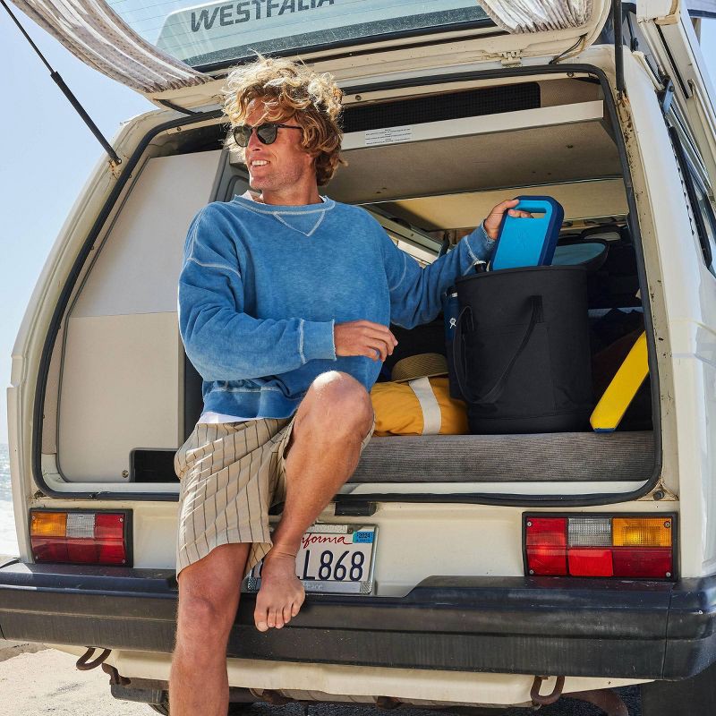 slide 4 of 5, Hydro Flask 20 Liter Carry Out Soft Cooler Pack - Black: Zip Closure, Water-Resistant, Backpack, 20 liter