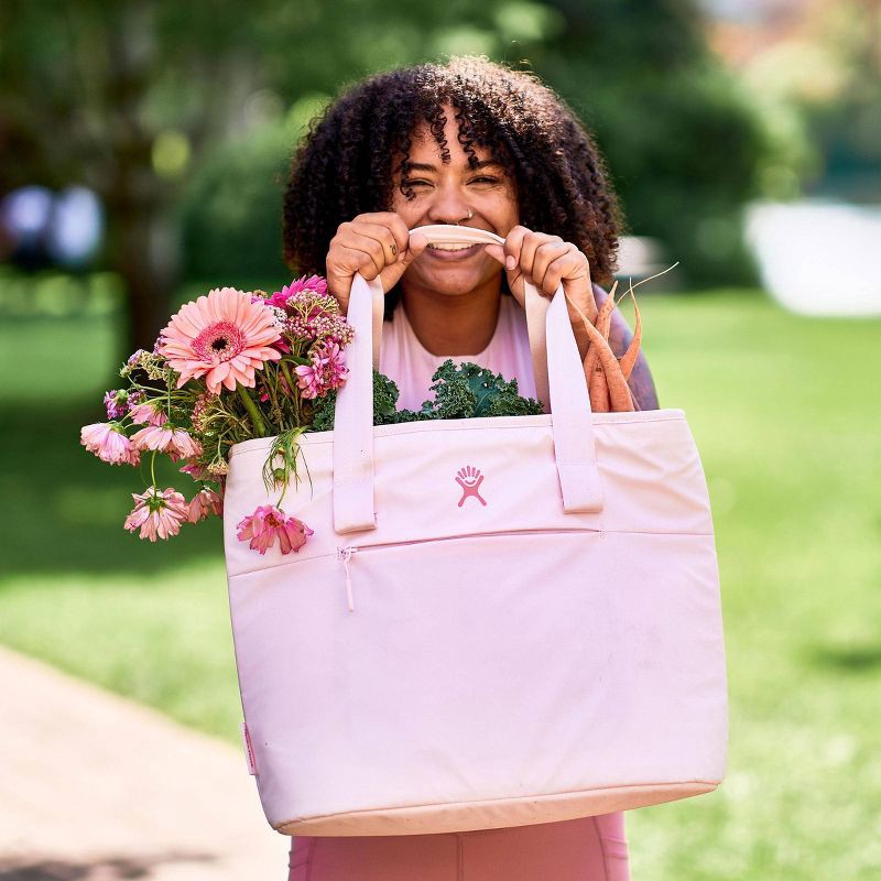 slide 4 of 6, Hydro Flask 20 Liter Insulated Tote - Trillium: Zip Closure & Storage Pocket, 20 liter