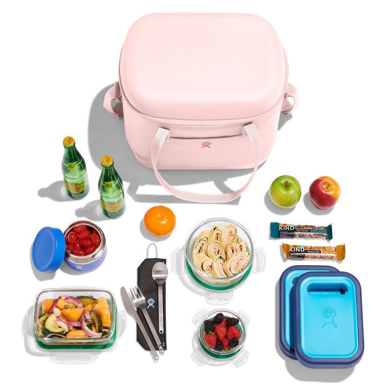 slide 3 of 5, Hydro Flask 21.1qt Carry Out Soft Cooler - Trillium: Zip Closure, Adjustable Straps, 21.1 qt