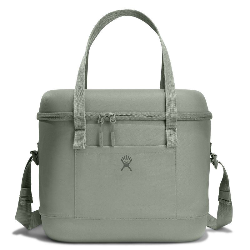 slide 1 of 4, Hydro Flask 21.1qt Carry Out Soft Cooler - Agave: Beverage Can Capacity 38, Zip Closure, 21.1 qt