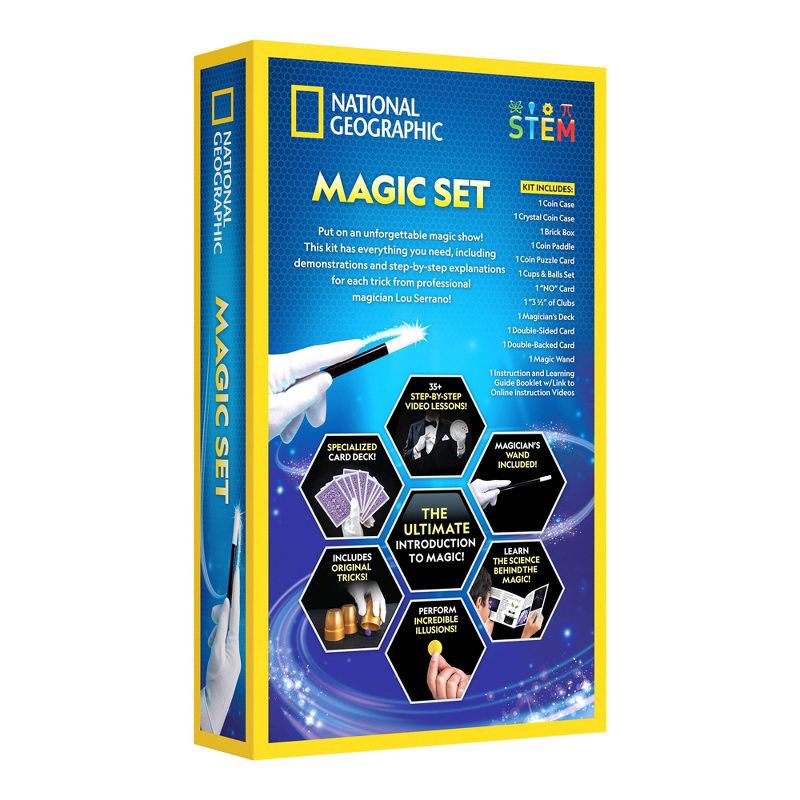 slide 2 of 4, National Geographic Magic kit: Educational Science & Creative Thinking Toy for 2nd-9th Grade with Activity Guide, 1 ct