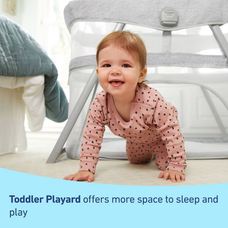 slide 4 of 6, Graco Dream More 3-in-1 Travel Bassinet - Gray, 1 ct