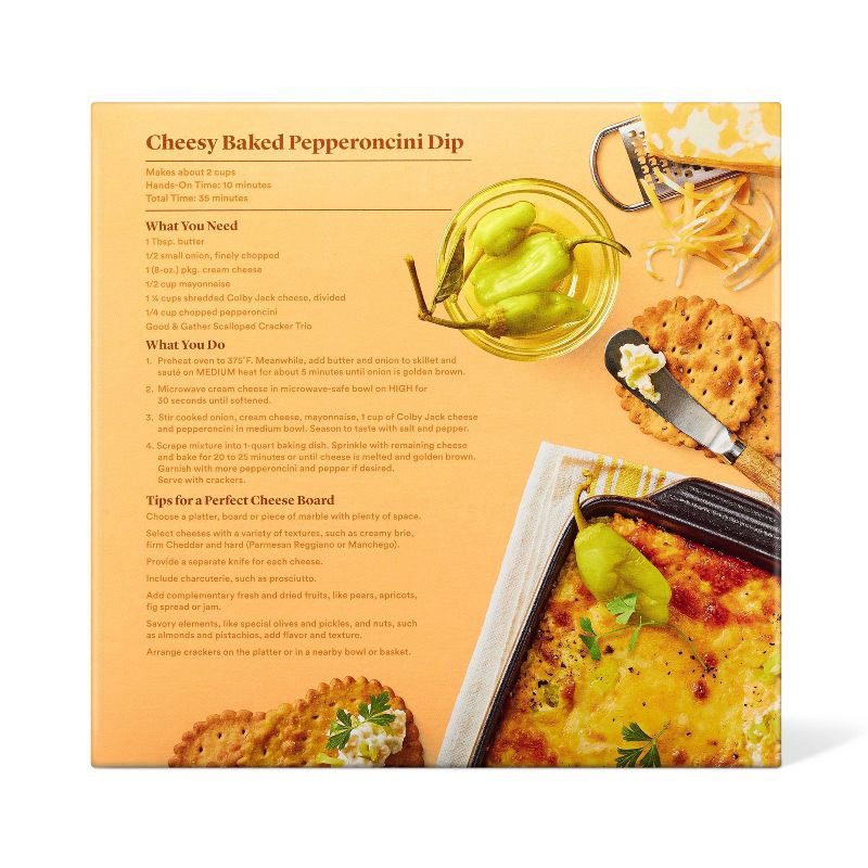 slide 2 of 5, Assorted Cracker Trio - Garlic, Rosemary, Red Chili Flavored - 19.5oz - Good & Gather™, 19.5 oz