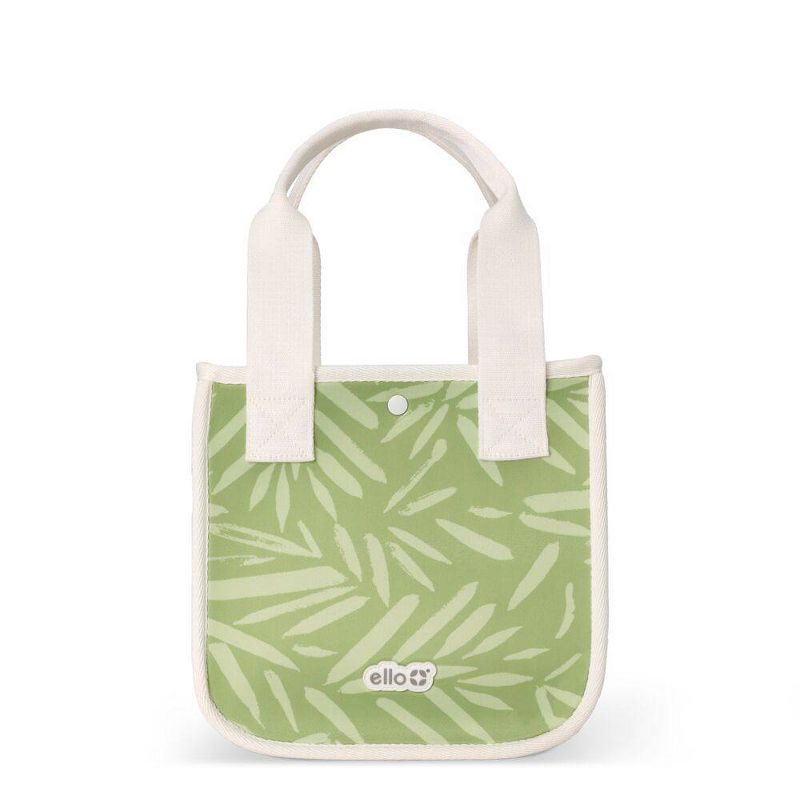 slide 1 of 3, Ello Lunch Bag Food Storage Container Green Leaf, 1 ct