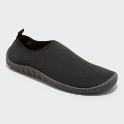 Kids' Grover Slip-On Water Shoes - Cat & Jack™ Black S: Breathable Upper, Textured Outsole