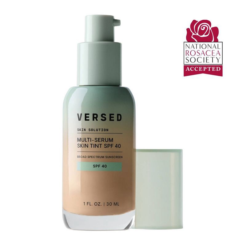 slide 2 of 12, Versed Skin Solution Multi-Serum Skin Tint Foundation - SPF 40 - 5N - 1 fl oz, 1 fl oz