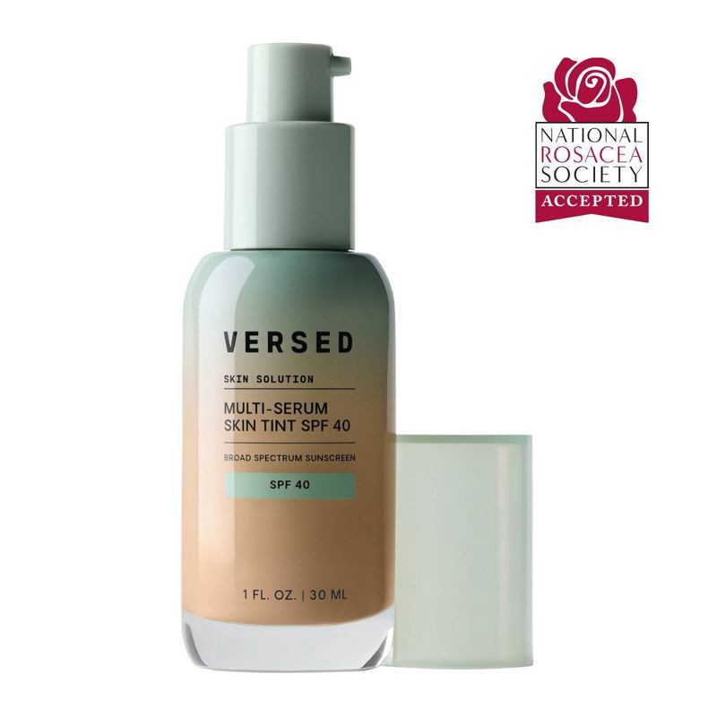 slide 2 of 12, Versed Skin Solution Multi-Serum Skin Tint Foundation - SPF 40 - 6O - 1 fl oz, 1 fl oz