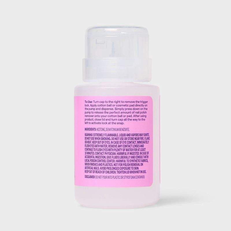 slide 3 of 3, Pump Bottle 100% Acetone Nail Polish Remover - 6oz - up&up™, 6 oz