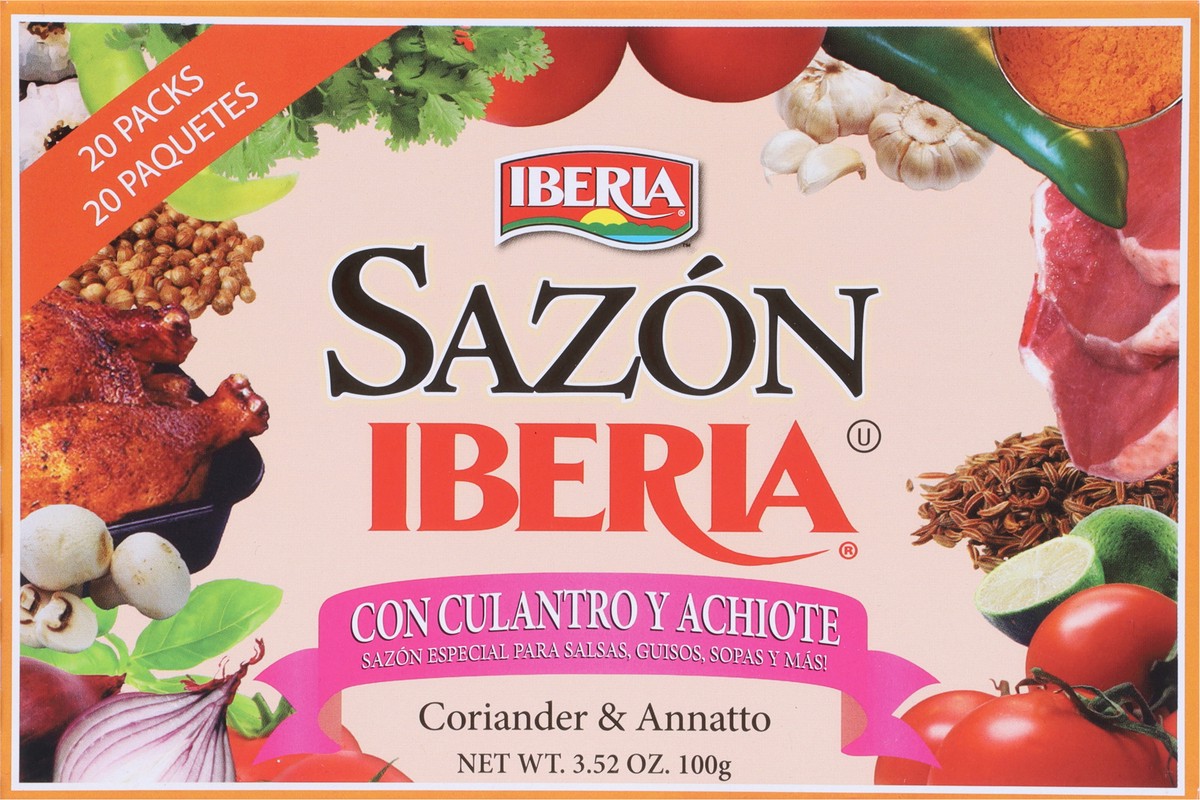 slide 11 of 14, Iberia Sazon Coriander & Annatto 20 Packs, 20 ct