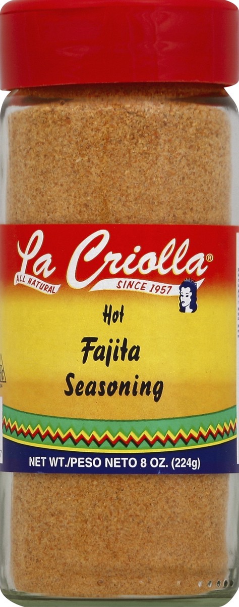 slide 1 of 1, La Criolla Fajita Seasoning, 8 oz