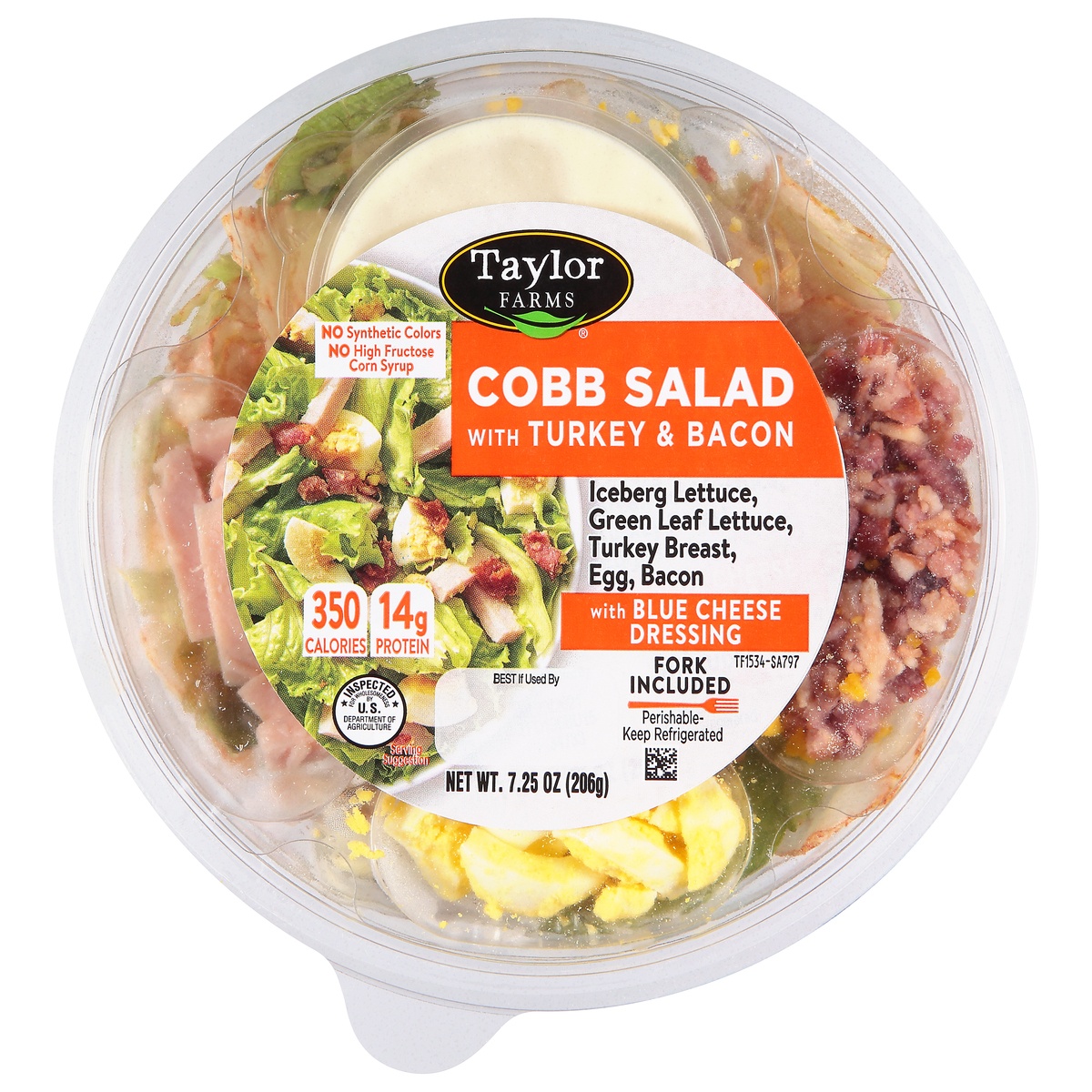 slide 11 of 11, Taylor Farms Cobb Toss Up Salad, 7.75 oz