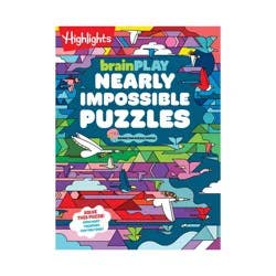 Penguin Publishing Brainplay Nearly Impossible Puzzles - (Brainplay Puzzle Books) (Paperback)