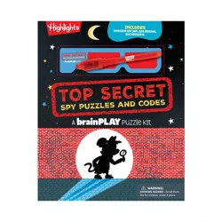 Penguin Publishing Brainplay Top Secret Spy Puzzles and Codes - (Brainplay Puzzle Books) (Hardcover)