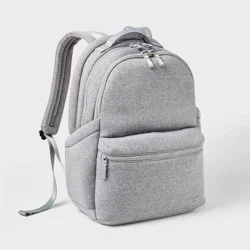 14L Faux Neoprene Backpack - All In Motion™ Heather Gray: High School 16-Inch Laptop