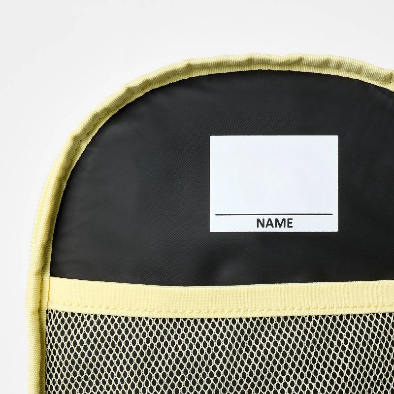 slide 2 of 3, Sporty Lunch Totes - All In Motion™ Yellow: Zipper Closure, Recycled Polyester, 1 ct