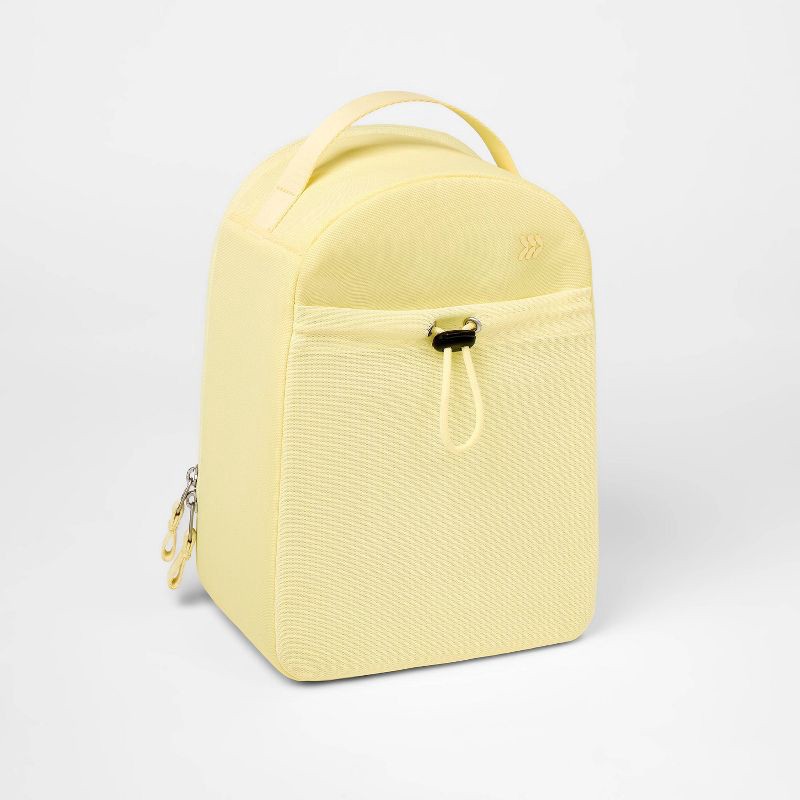 slide 1 of 3, Sporty Lunch Totes - All In Motion™ Yellow: Zipper Closure, Recycled Polyester, 1 ct