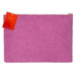 Noted by Post-it Zip Top Canvas Laptop Pouch Magenta