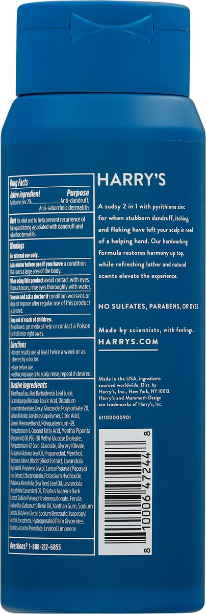 slide 3 of 9, Harry's Harrys Antidandruff Shampoo & Conditioner Extra Strength, 14 oz