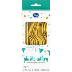 Kroger Home Sense Plastic Cutlery - Yellow
