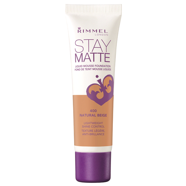 slide 1 of 1, Rimmel Stay Matte Liquid Mousse Foundation - 400 Natural Beige, 1 fl oz