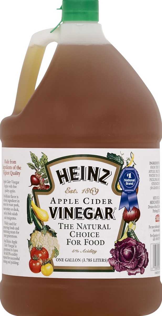 slide 2 of 2, Heinz Apple Cider Vinegar, 1 gal Jug, 1 gal