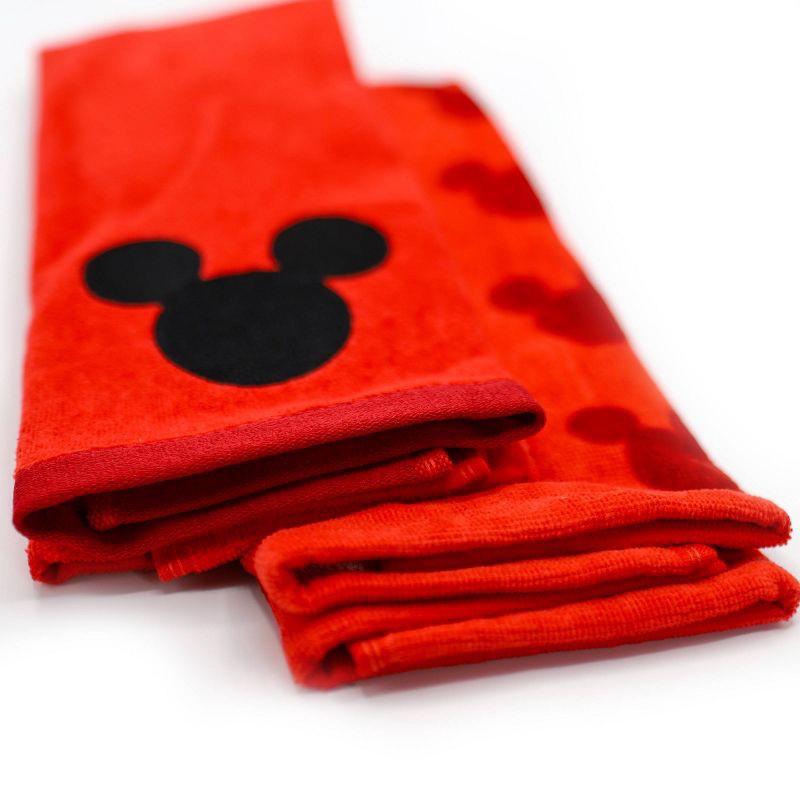 slide 3 of 5, 2pk Mickey Mouse Kids' Hand Towel, 2 ct