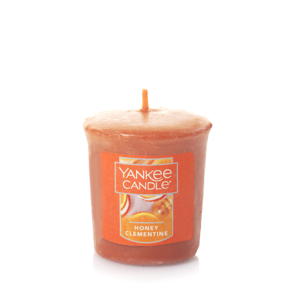 slide 1 of 1, Yankee Candle Samplers Honey Clementine Votive Candle - Orange, 1.75 oz