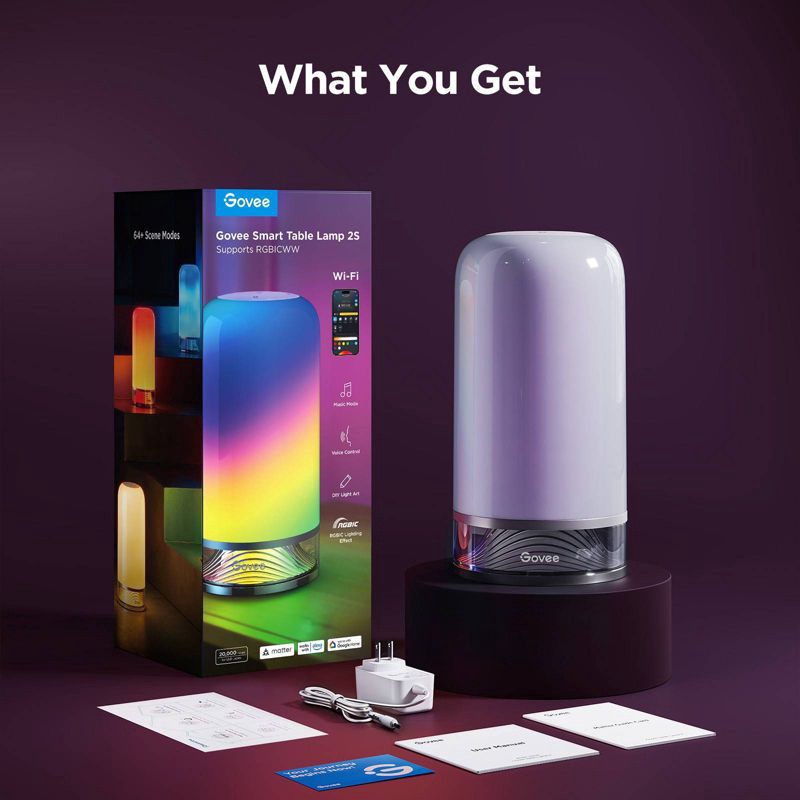 slide 13 of 21, Govee RGBIC Table Lamp, 1 ct