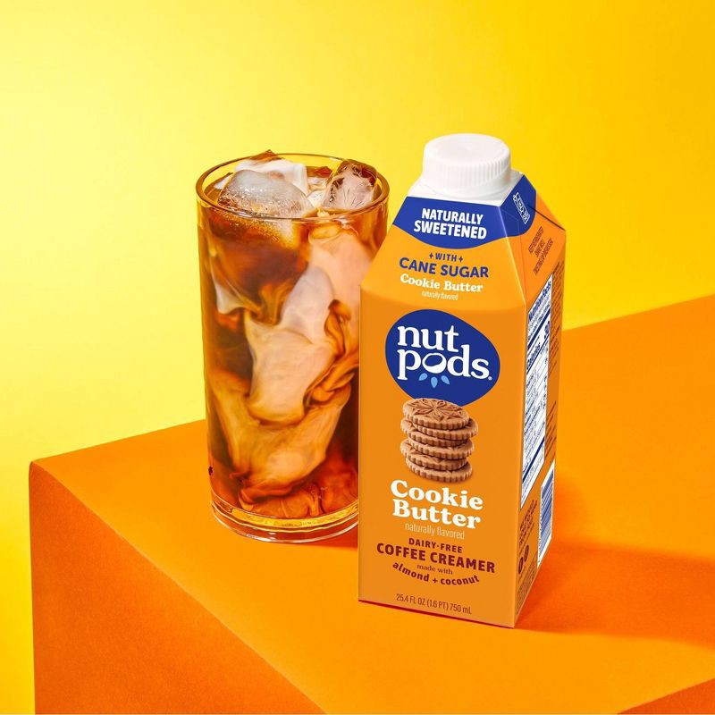 slide 2 of 6, nutpods Cookie Butter Cane Sugar Sweetened Creamer - 25.4 fl oz, 25.4 fl oz