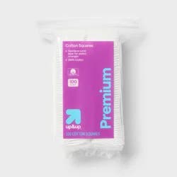 Premium Cotton Square Pads - 100ct - up&up™