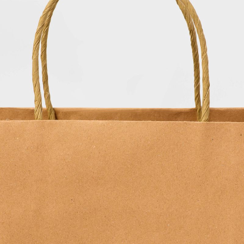 slide 3 of 3, Large Cub Kraft Gift Bag Natural - Spritz™, 1 ct