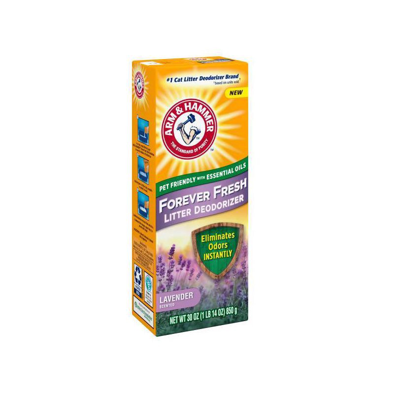 slide 2 of 7, Arm & Hammer Odor Control Forever Fresh Cat Litter Deodorizer - 30oz, 30 oz